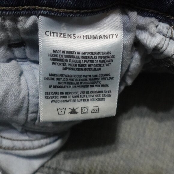 Citizens of Humanity Emmanuelle Slim Boot Jeans Women’s Size 31 Blue Denim - Picture 6 of 16